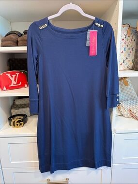 Lilly Pulitzer Sophie UPF Dress True Navy